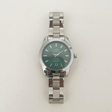 Load image into Gallery viewer, Silver Green Harmony Metal Watch