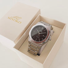 Load image into Gallery viewer, Silver Black Octagon Men Watch