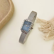 Load image into Gallery viewer, Silver Blue Vintage Women’s Watch
