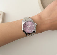 Load image into Gallery viewer, Silver Purple Harmony Metal Watch
