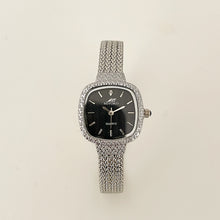 Load image into Gallery viewer, Silver Black Bliss Metal Watch
