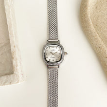 Load image into Gallery viewer, Silver White Royal Square Metal Watch

