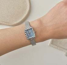 Load image into Gallery viewer, Silver Blue Vintage Women’s Watch
